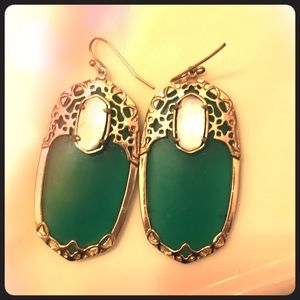 Kendra Scott!!Abalone shell large earrings!!Rare!